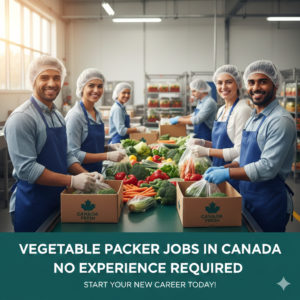 vegetable packer jobs in Canada no experience