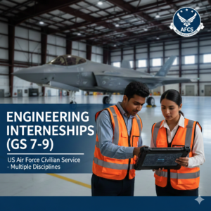 US Air Force Civilian Engineering Internship – Multiple Disciplines (GS 7–9)