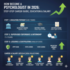 How to Become a Psychologist in 2026: Step-by-Step Career Guide, Education & Salary