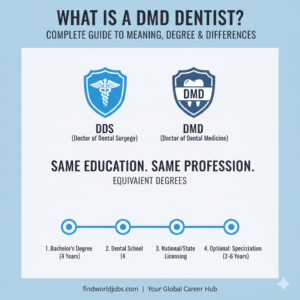 What Is a DMD Dentist? Complete Guide to Meaning, Degree & Differences